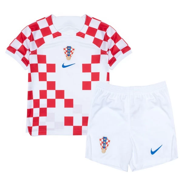Billige Fotballdrakter Kroatia Barn Hjemmedrakt 2022 – Kortermet
