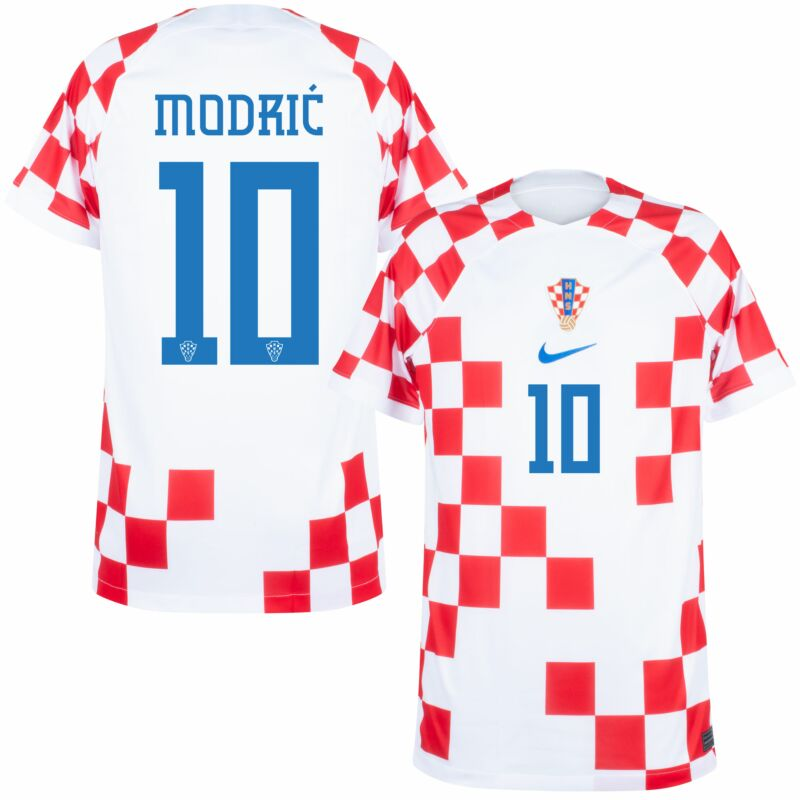 Billige Fotballdrakter Kroatia Luka Modric 10 Hjemmedrakt 2022-23 Kortermet