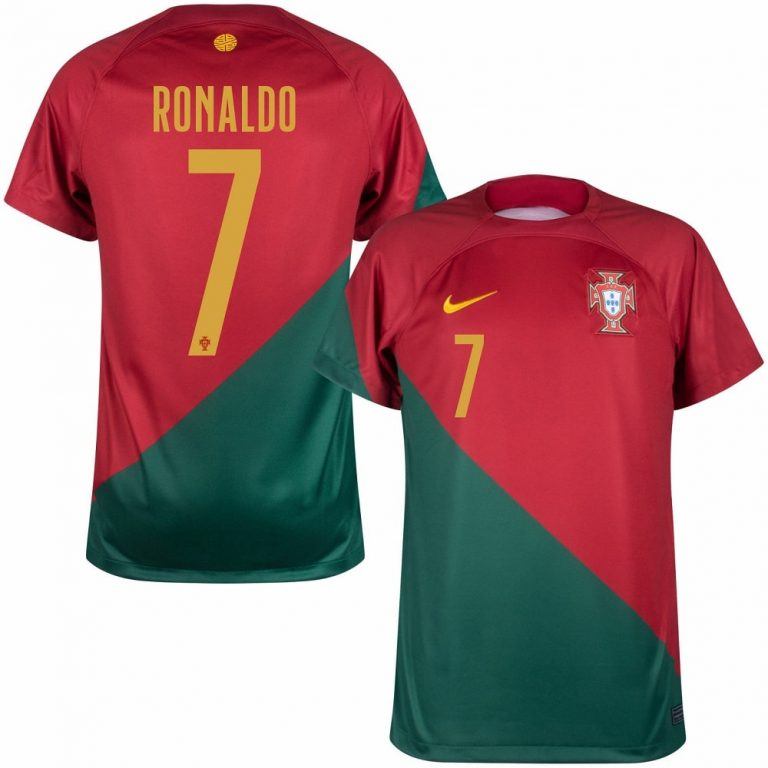 Billige Fotballdrakter Portugal Ronaldo 7 Hjemmedrakt 2022-23 Kortermet