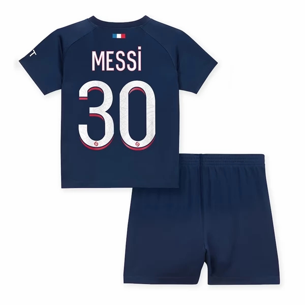 Fotballdrakter Paris Saint Germain PSG Lionel Messi 30 Barn Hjemmedrakt 2023-24
