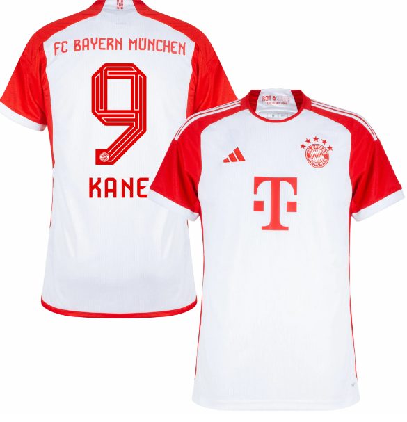 Billige Fotballdrakter FC Bayern München Harry Kane 9 Hjemmedrakt 2023 2024 – Kortermet