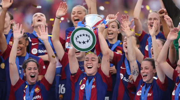Barcelona slo Lyon for å ta UEFA Champions League-tittelen for kvinner